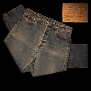 Vintage 90s 501xx Levi’s USA Beautiful Fade 34/32